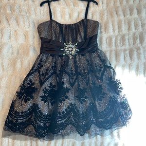 Sequin lace dress